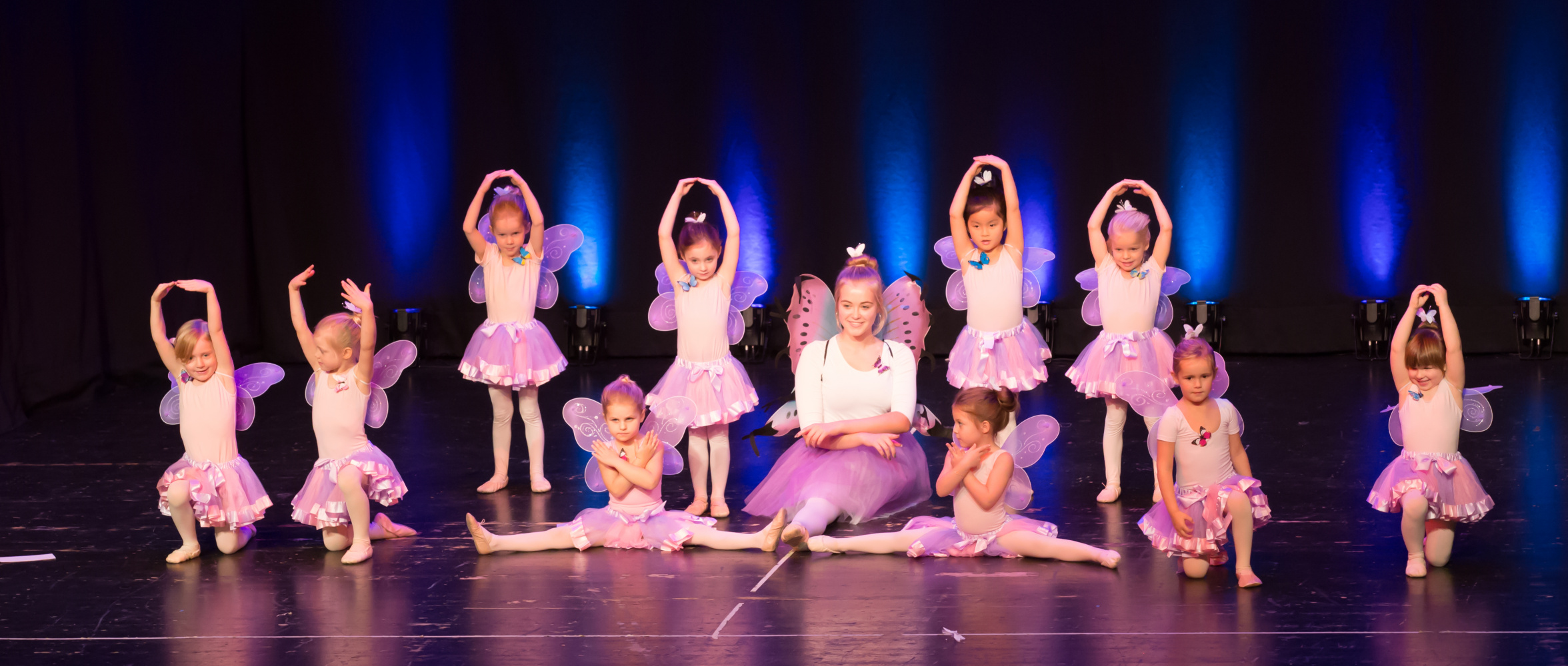 Pré Ballett auf Bühne